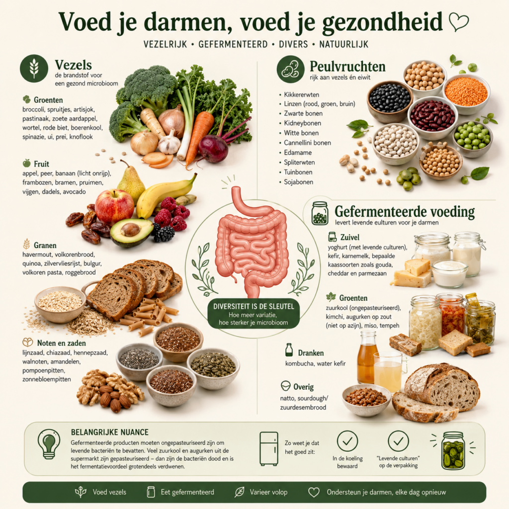 darmgezondheid wat moet je eten.